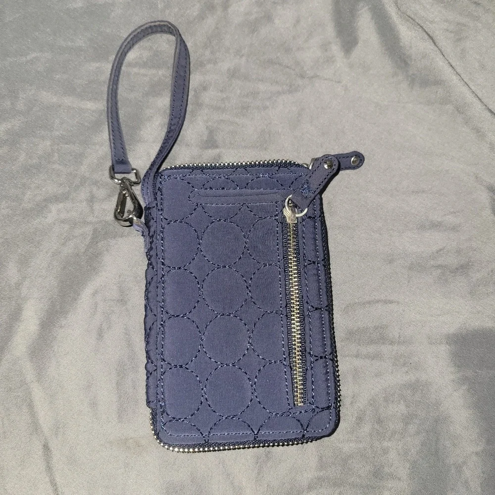 Vera Bradley Navy Smartphone Wristlet